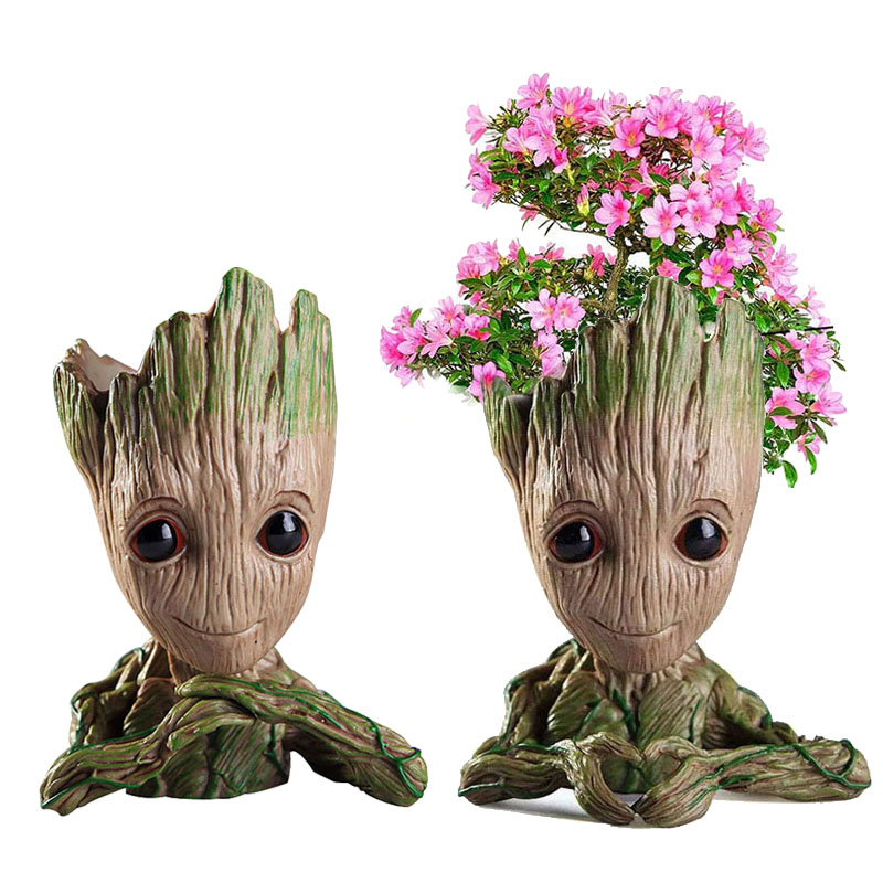 Home Office Romance Manga - ديكور المنزل زخرفة Groot شجرة رجل
