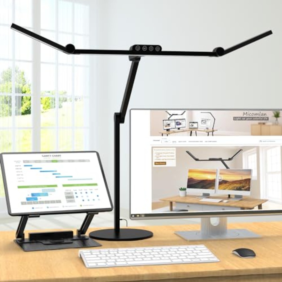 مصباح مكتب معماري مع إضاءة محي - مراجعة Home Office Lamp وسعره