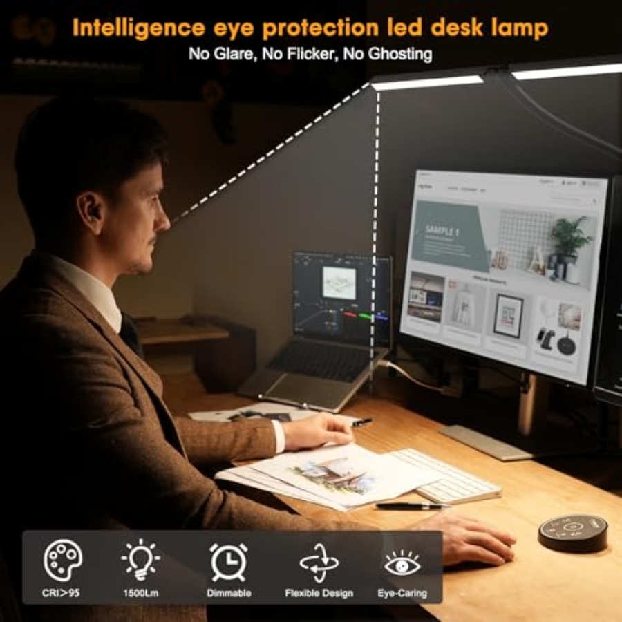 مصباح مكتب LED للمكتب والمنزل  - مراجعة Home Office Lamp وسعره