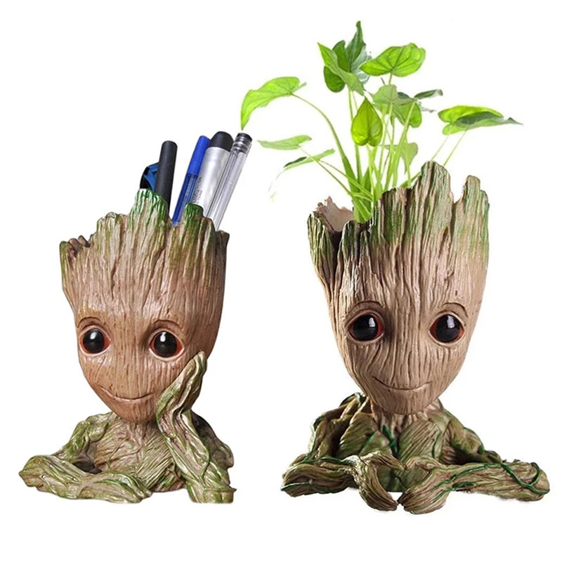ديكور المنزل زخرفة Groot شجرة  - مراجعة Home Office Romance Manga وسعره