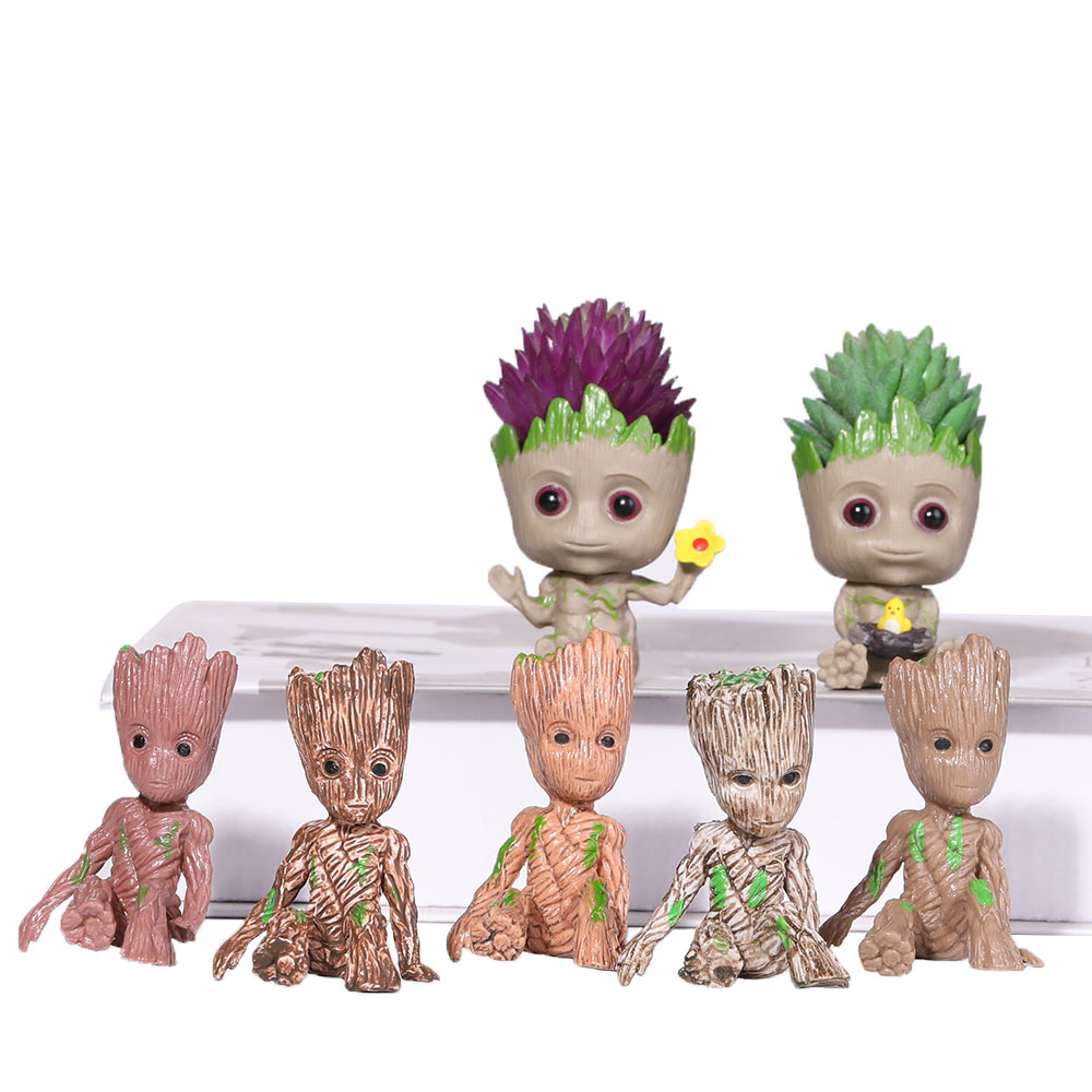 ديكور المنزل زخرفة Groot شجرة  - مراجعة Home Office Romance Manga وسعره