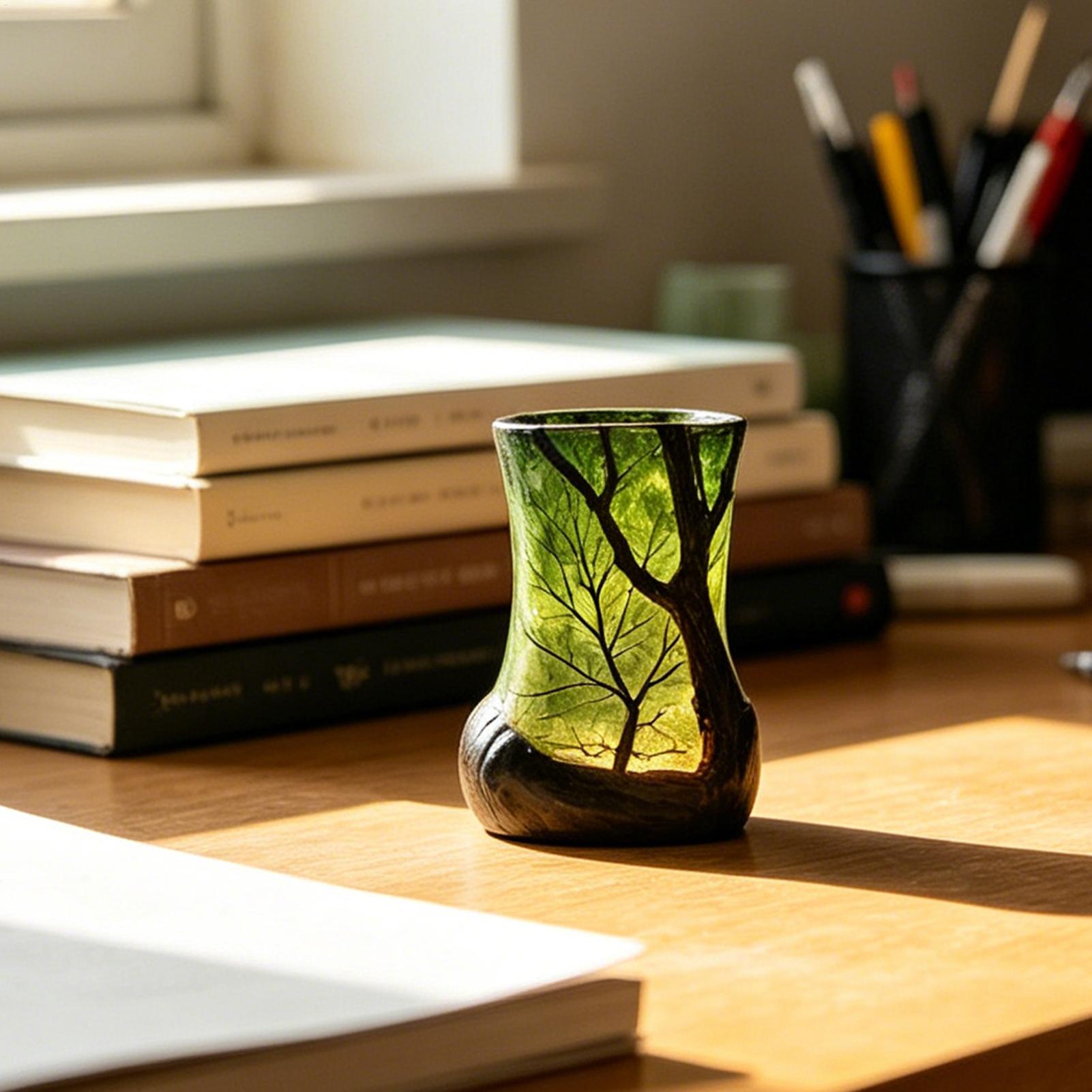 مصباح طاولة جانبي على شكل غابة - مراجعة Home Office Lamp وسعره