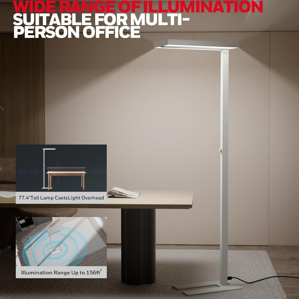مصباح أرضي LED بتصميم عصري - إ - مراجعة Home Office Lamp وسعره