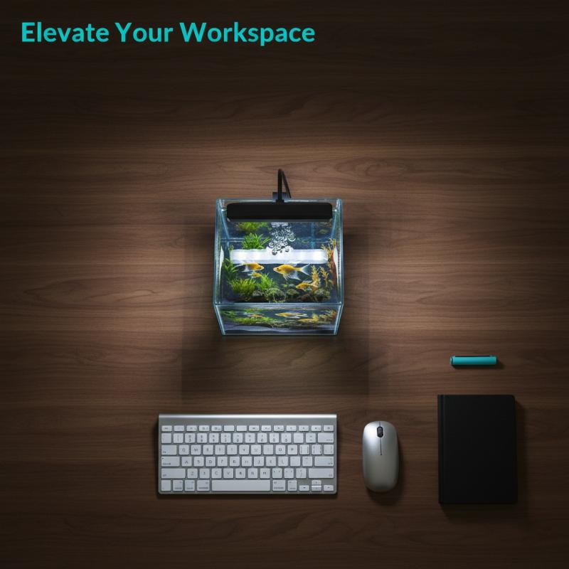 مصباح LED مرن للحوض السمكي بمن - مراجعة Home Office Lamp وسعره