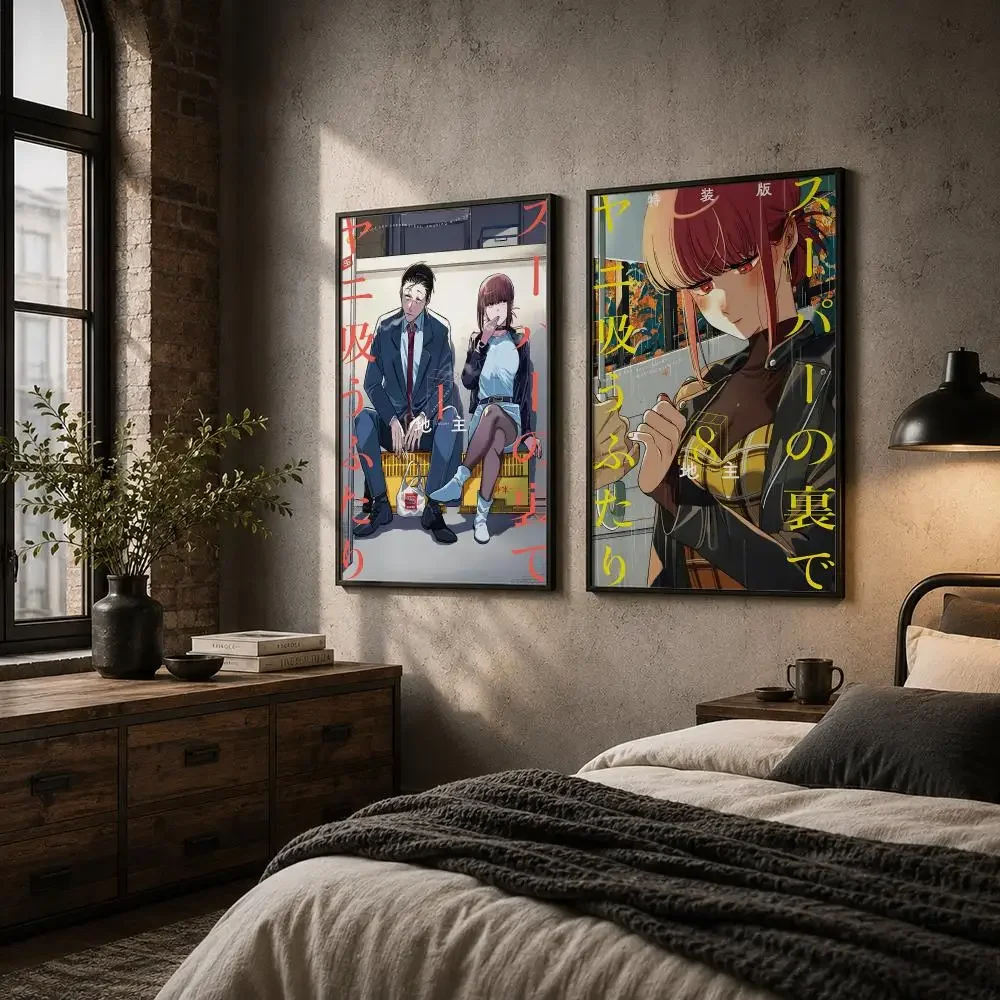 لوحات فنية جدارية قماشية بتصمي - مراجعة Home Office Romance Manga وسعره
